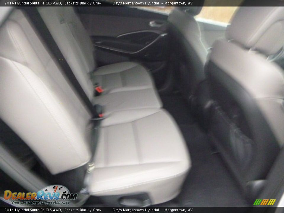 2014 Hyundai Santa Fe GLS AWD Becketts Black / Gray Photo #11