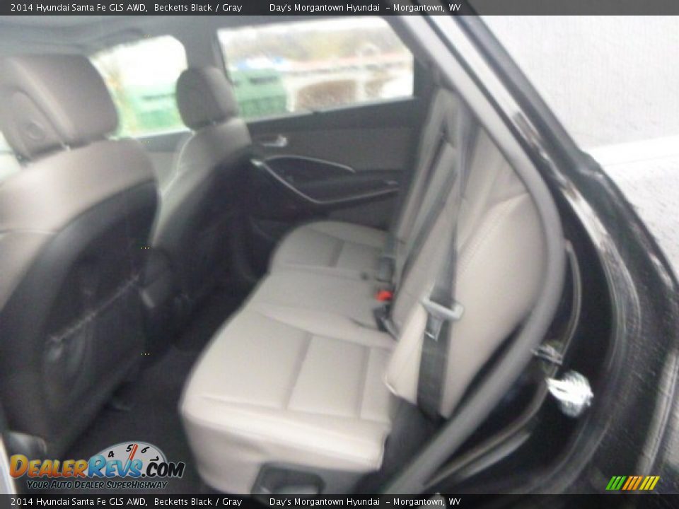 2014 Hyundai Santa Fe GLS AWD Becketts Black / Gray Photo #12