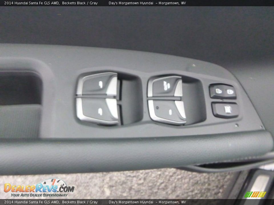 2014 Hyundai Santa Fe GLS AWD Becketts Black / Gray Photo #14