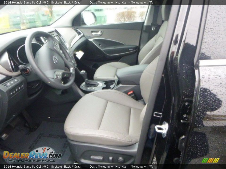 2014 Hyundai Santa Fe GLS AWD Becketts Black / Gray Photo #15