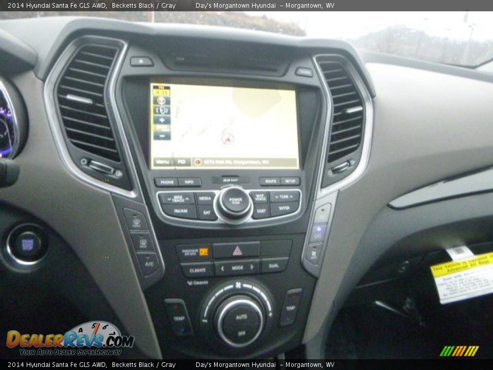 2014 Hyundai Santa Fe GLS AWD Becketts Black / Gray Photo #18