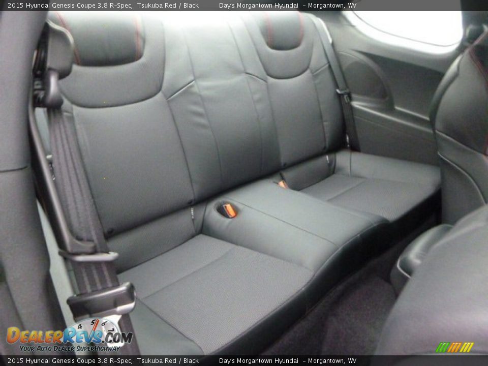 Rear Seat of 2015 Hyundai Genesis Coupe 3.8 R-Spec Photo #11