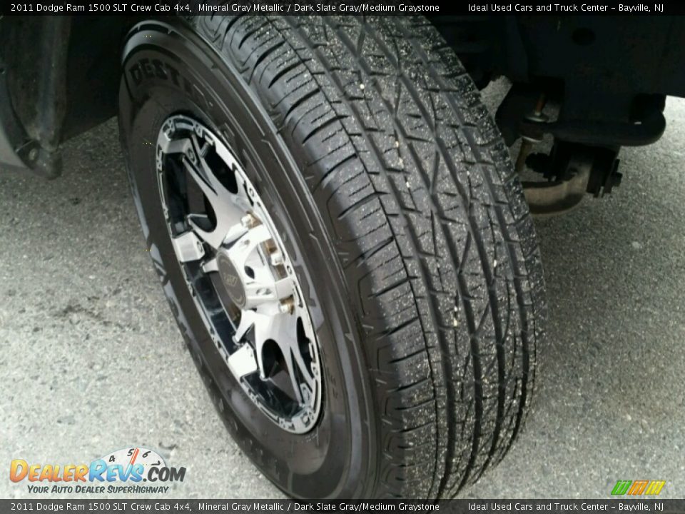 2011 Dodge Ram 1500 SLT Crew Cab 4x4 Mineral Gray Metallic / Dark Slate Gray/Medium Graystone Photo #2