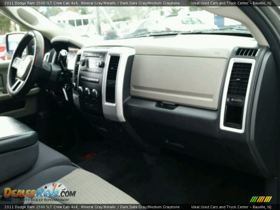 2011 Dodge Ram 1500 SLT Crew Cab 4x4 Mineral Gray Metallic / Dark Slate Gray/Medium Graystone Photo #10