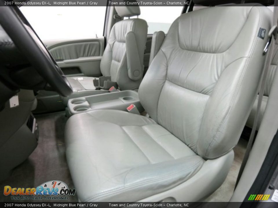 2007 Honda Odyssey EX-L Midnight Blue Pearl / Gray Photo #20