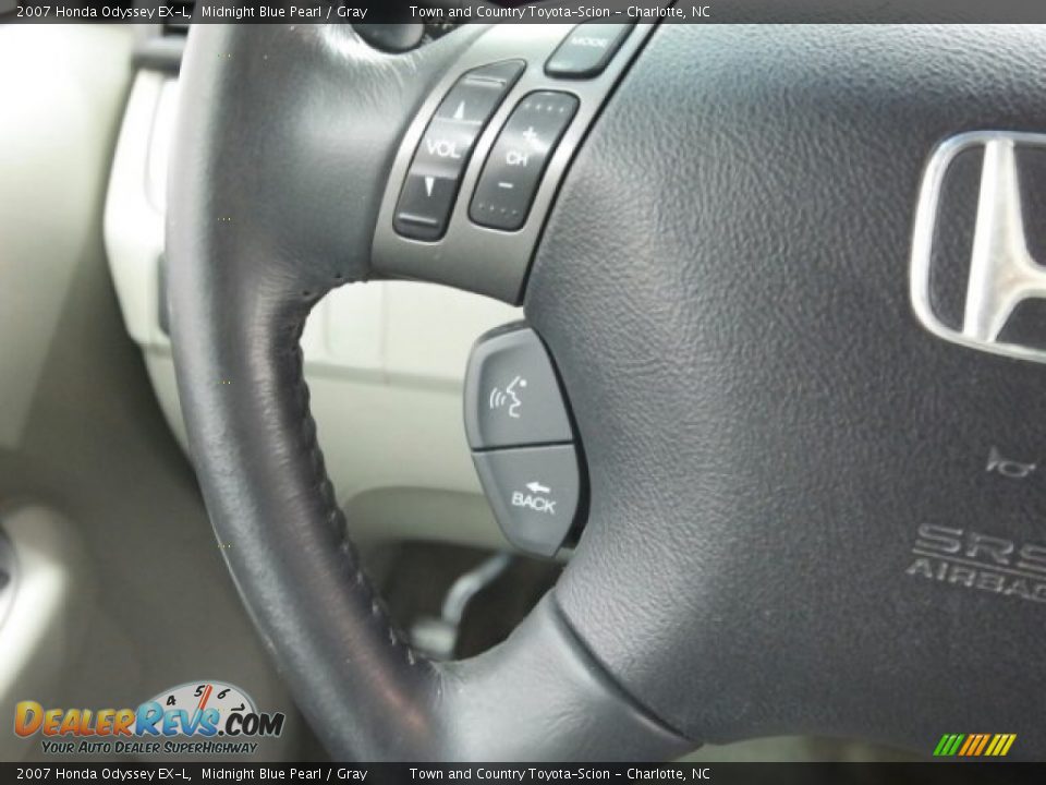 2007 Honda Odyssey EX-L Midnight Blue Pearl / Gray Photo #28