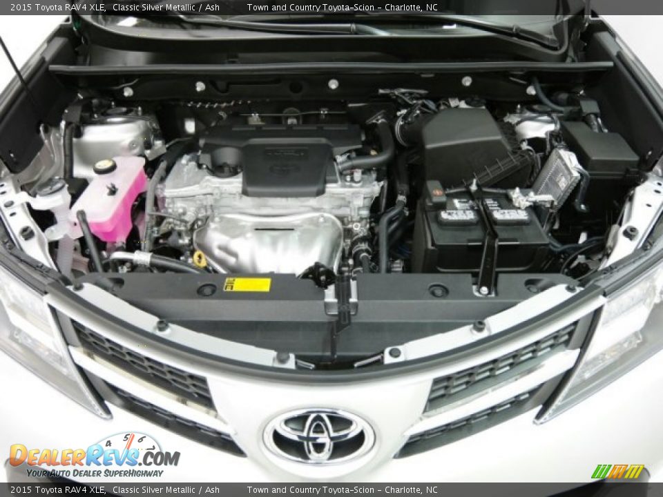 2015 Toyota RAV4 XLE Classic Silver Metallic / Ash Photo #9