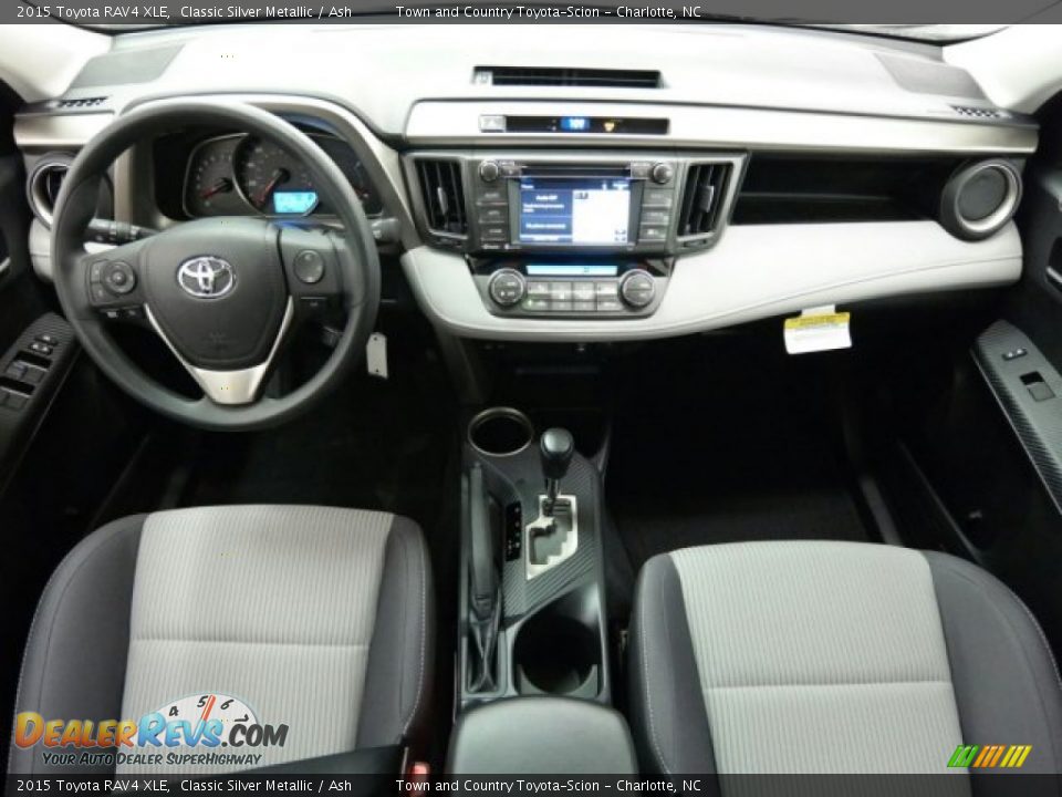 2015 Toyota RAV4 XLE Classic Silver Metallic / Ash Photo #13