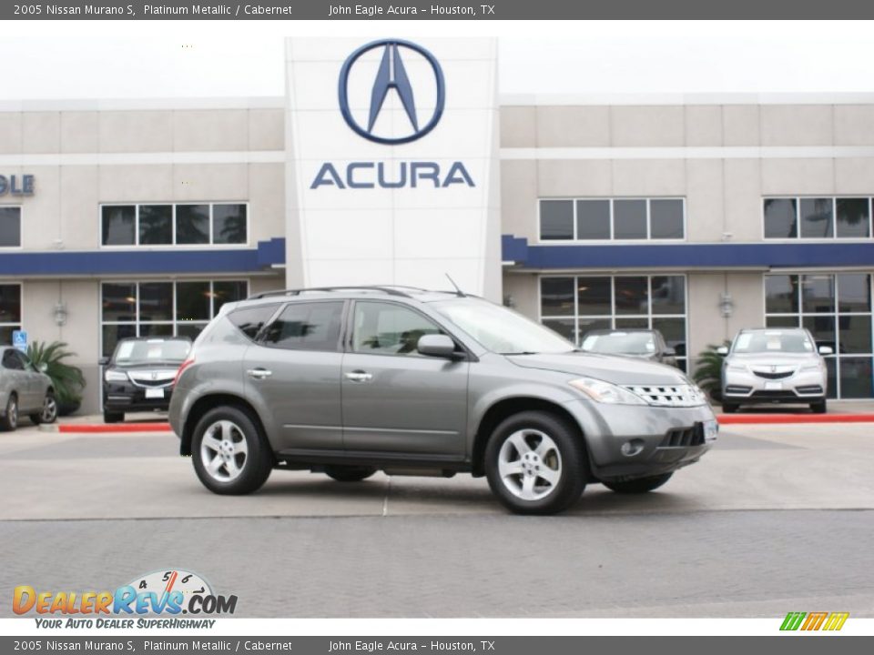 2005 Nissan Murano S Platinum Metallic / Cabernet Photo #1