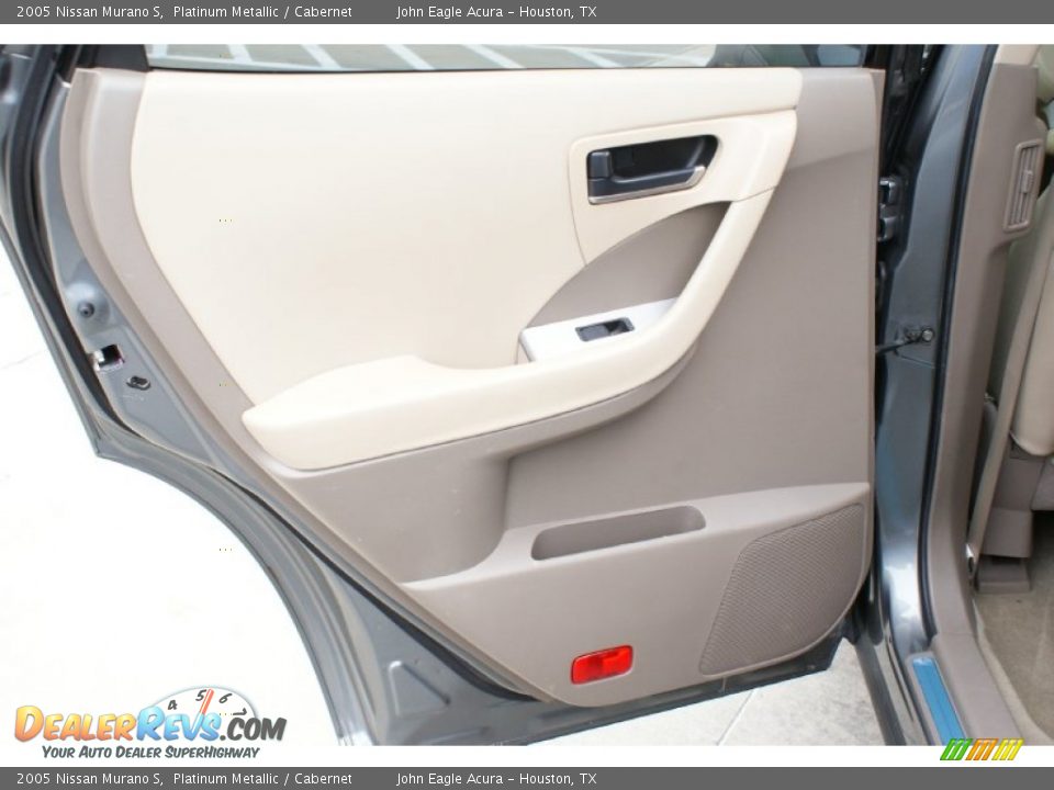 2005 Nissan Murano S Platinum Metallic / Cabernet Photo #14