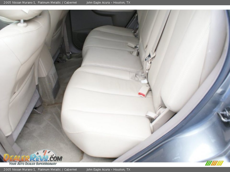 2005 Nissan Murano S Platinum Metallic / Cabernet Photo #15