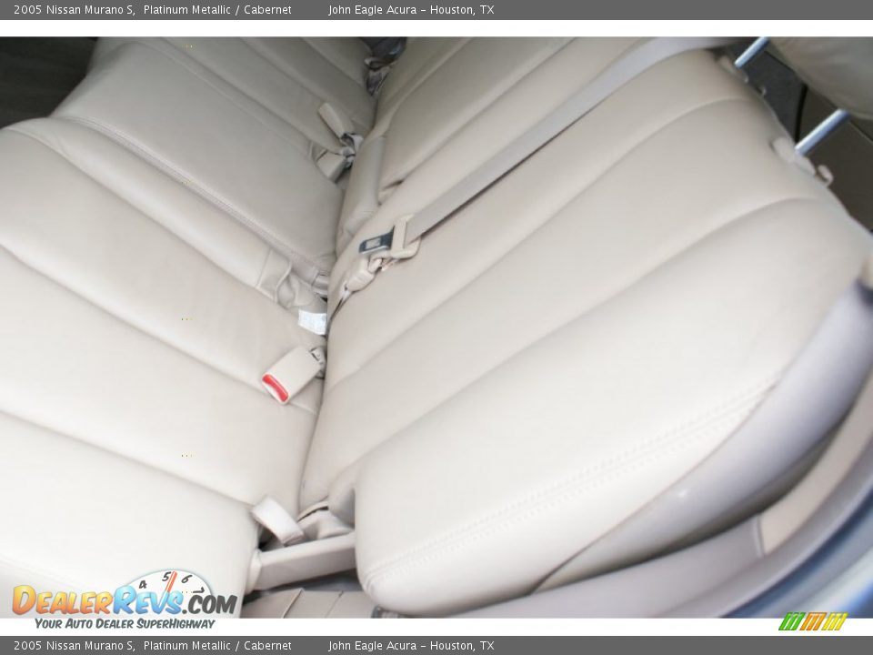 2005 Nissan Murano S Platinum Metallic / Cabernet Photo #16