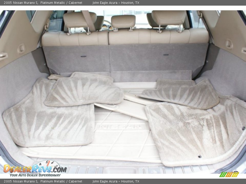 2005 Nissan Murano S Platinum Metallic / Cabernet Photo #17