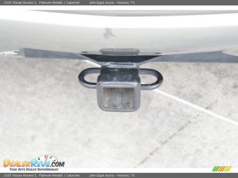 2005 Nissan Murano S Platinum Metallic / Cabernet Photo #18