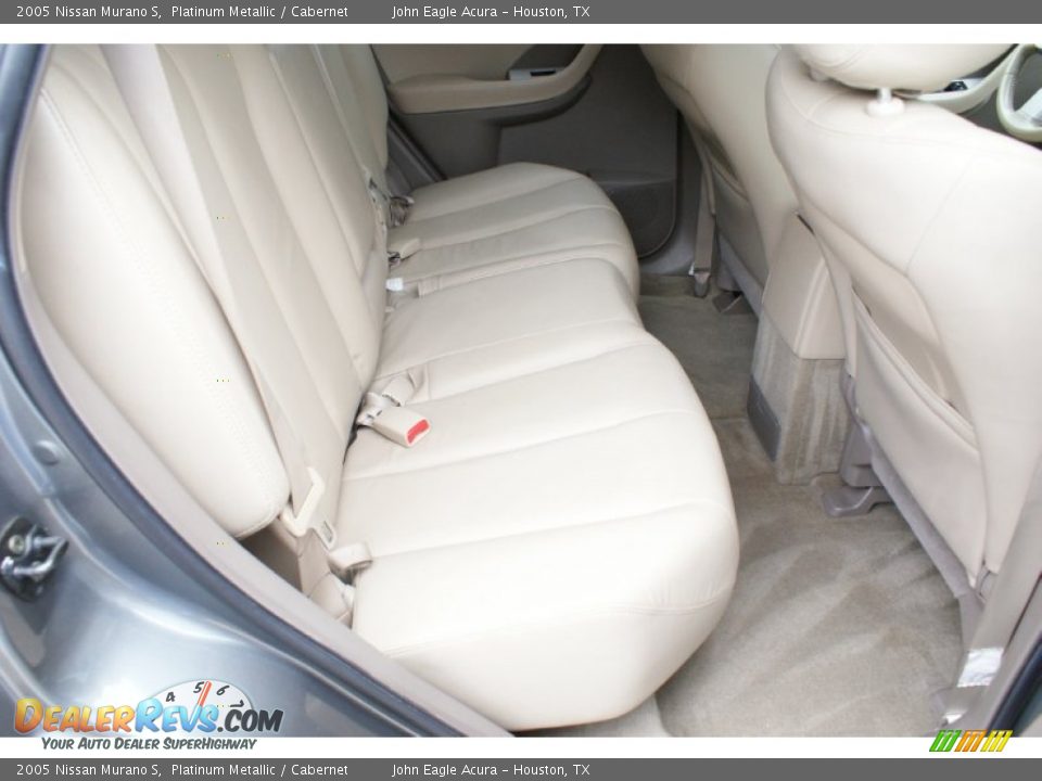 2005 Nissan Murano S Platinum Metallic / Cabernet Photo #20