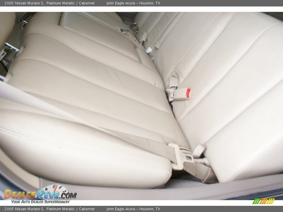 2005 Nissan Murano S Platinum Metallic / Cabernet Photo #21
