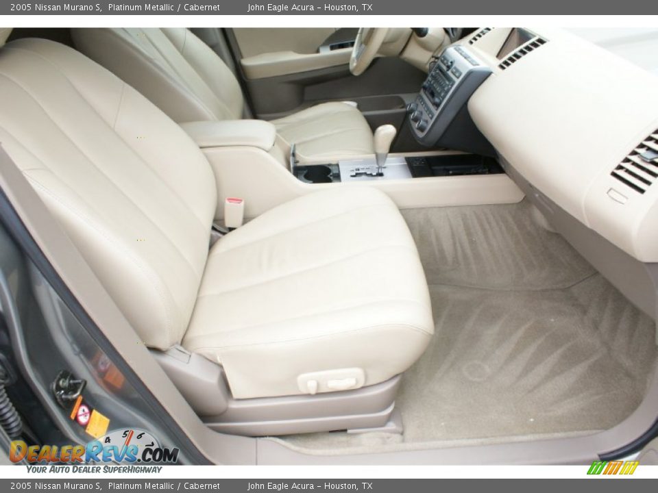 2005 Nissan Murano S Platinum Metallic / Cabernet Photo #23