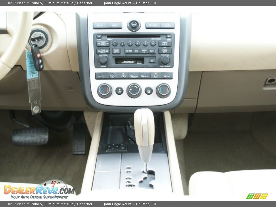 2005 Nissan Murano S Platinum Metallic / Cabernet Photo #26