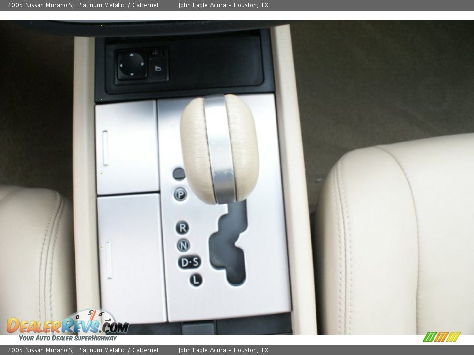 2005 Nissan Murano S Platinum Metallic / Cabernet Photo #33
