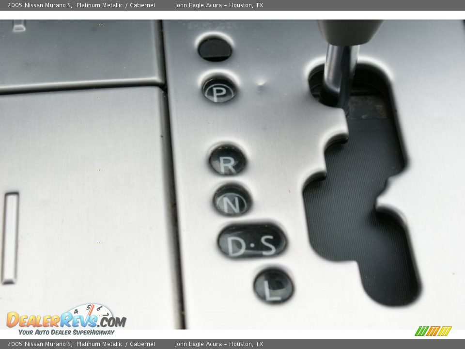 2005 Nissan Murano S Platinum Metallic / Cabernet Photo #34