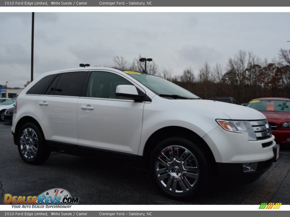 2010 Ford Edge Limited White Suede / Camel Photo #1