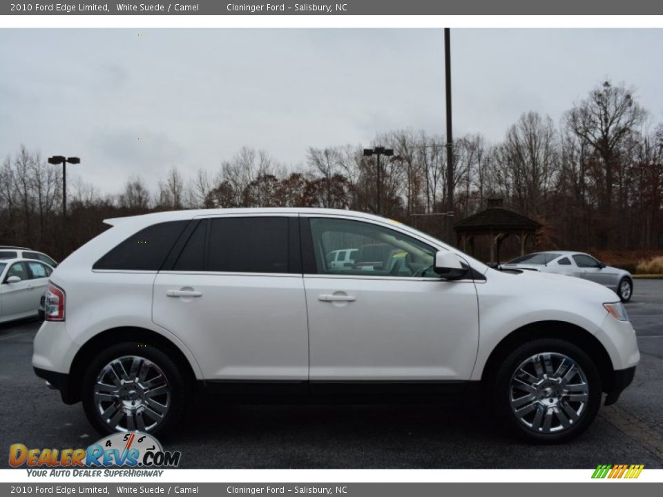 2010 Ford Edge Limited White Suede / Camel Photo #2
