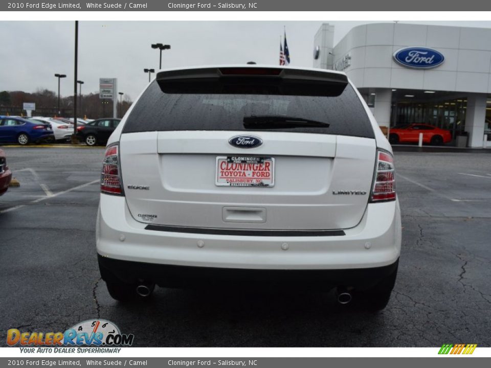 2010 Ford Edge Limited White Suede / Camel Photo #4