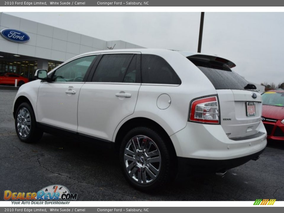2010 Ford Edge Limited White Suede / Camel Photo #5