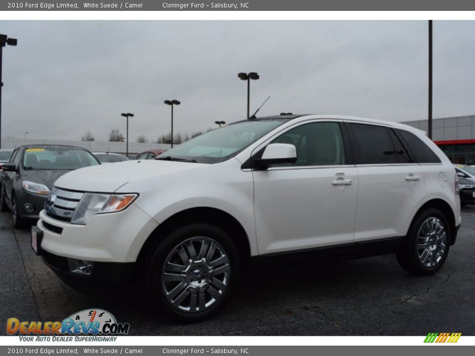 2010 Ford Edge Limited White Suede / Camel Photo #7