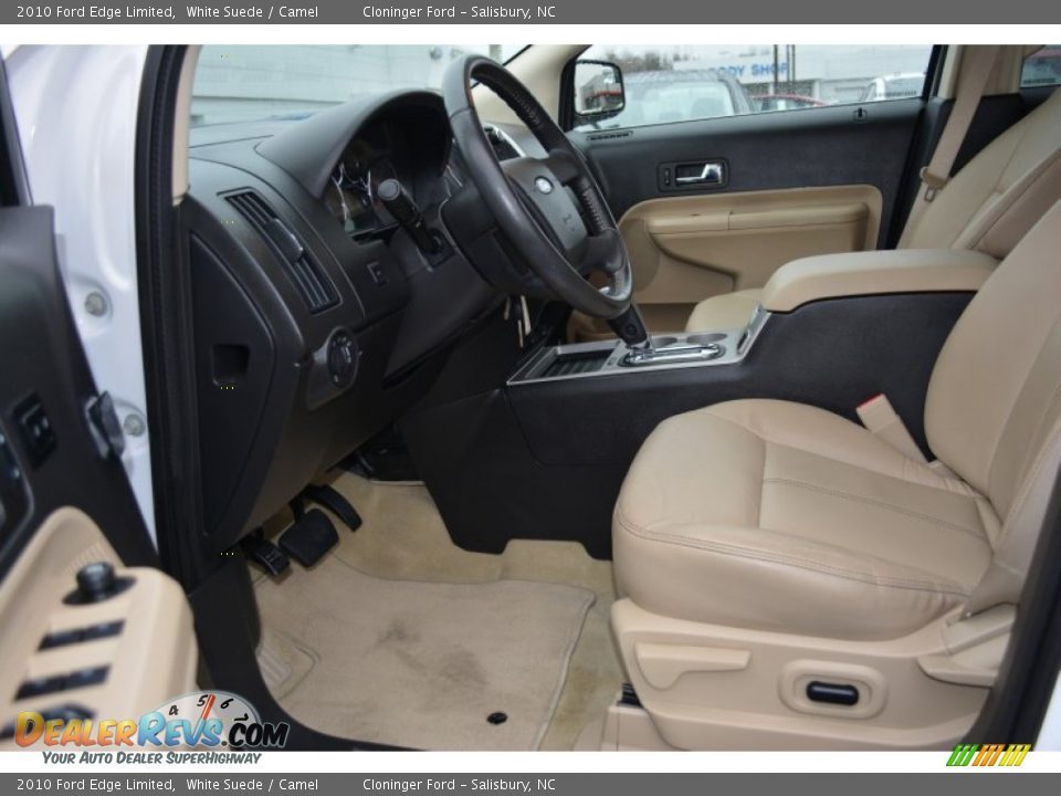 2010 Ford Edge Limited White Suede / Camel Photo #9