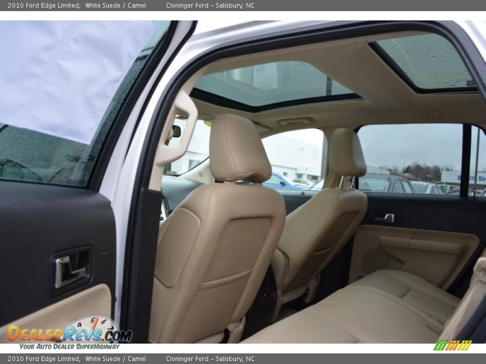 2010 Ford Edge Limited White Suede / Camel Photo #12