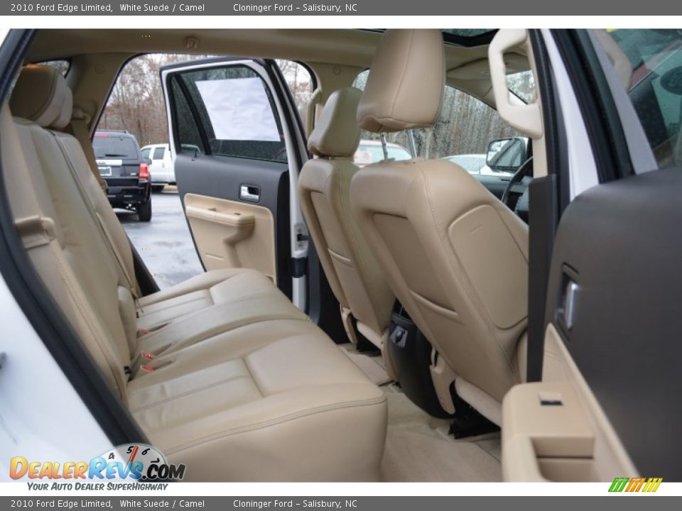 2010 Ford Edge Limited White Suede / Camel Photo #15