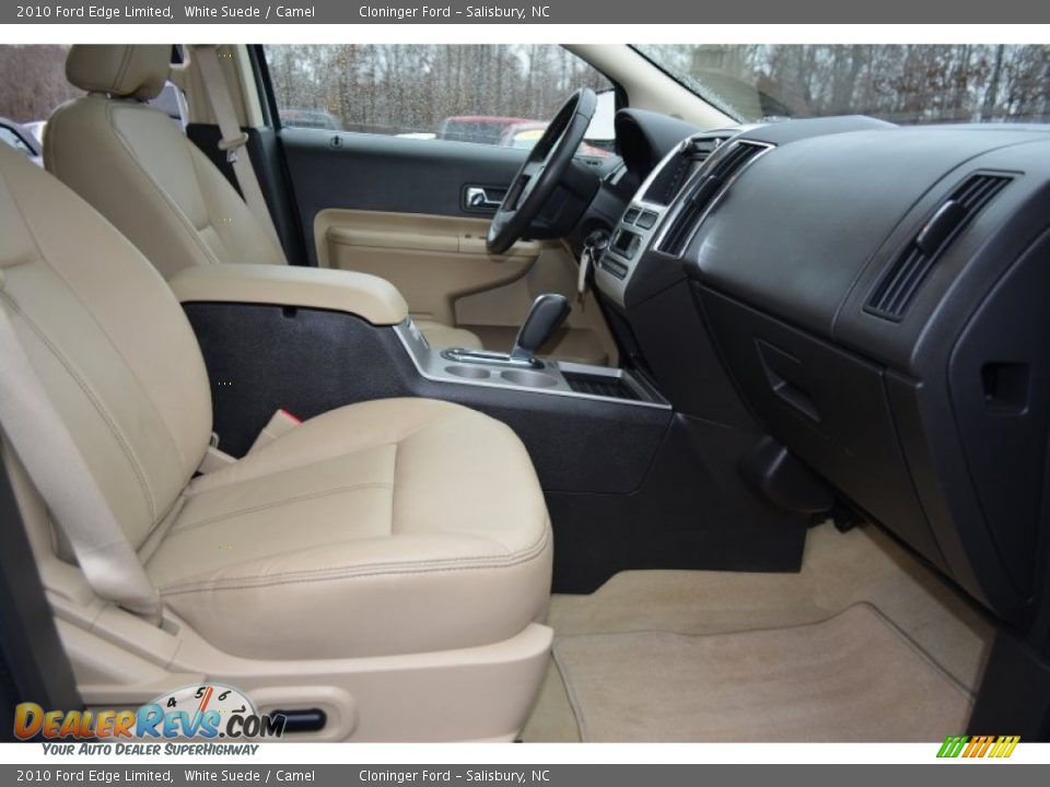 2010 Ford Edge Limited White Suede / Camel Photo #17