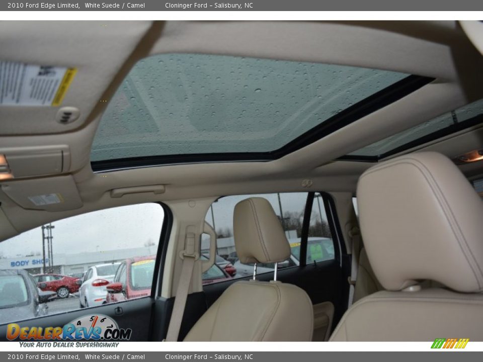 2010 Ford Edge Limited White Suede / Camel Photo #19