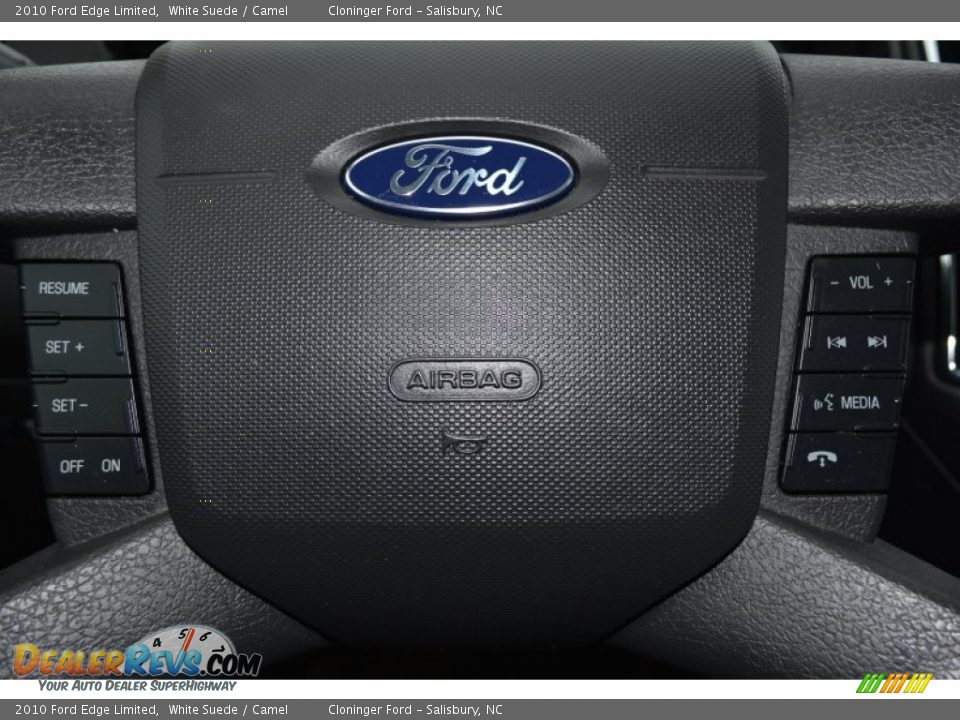 2010 Ford Edge Limited White Suede / Camel Photo #28