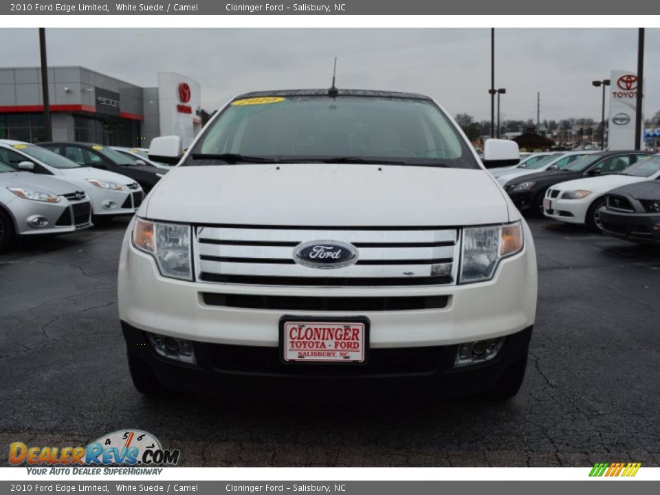 2010 Ford Edge Limited White Suede / Camel Photo #32
