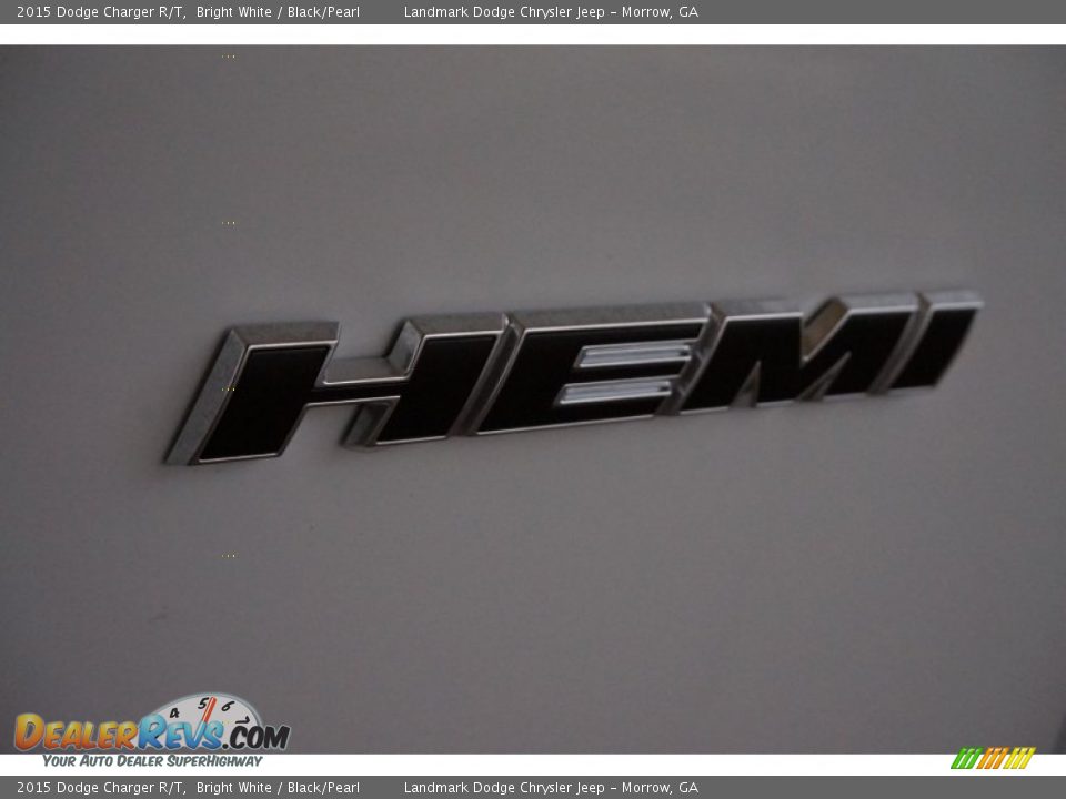 2015 Dodge Charger R/T Bright White / Black/Pearl Photo #9