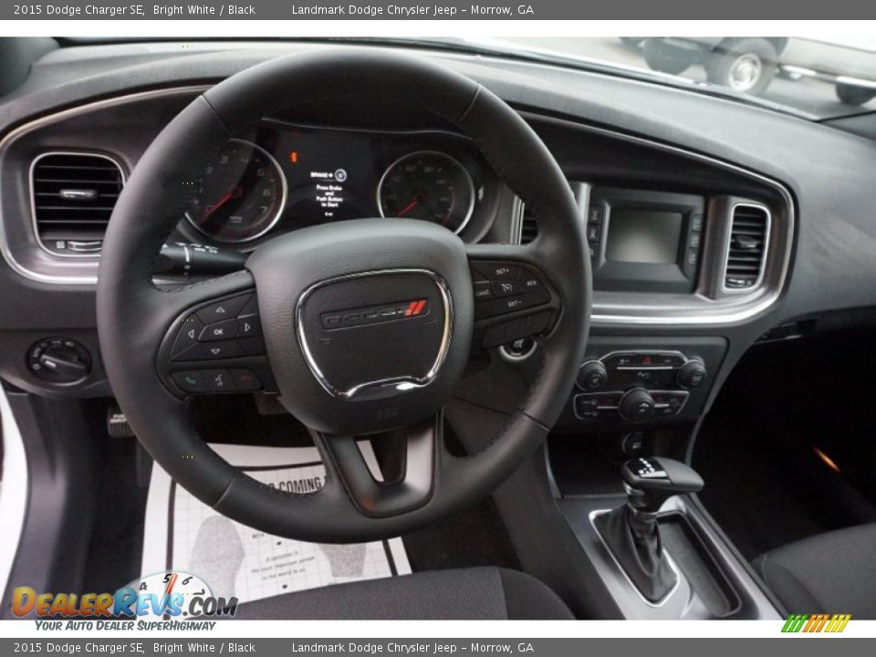 2015 Dodge Charger SE Steering Wheel Photo #7
