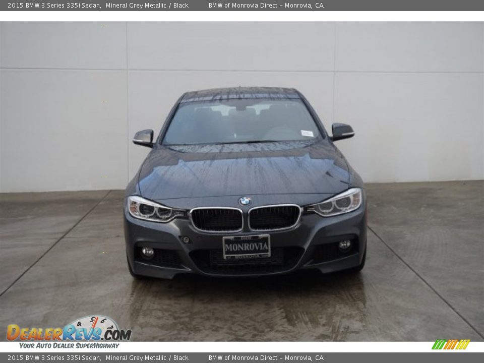2015 BMW 3 Series 335i Sedan Mineral Grey Metallic / Black Photo #3