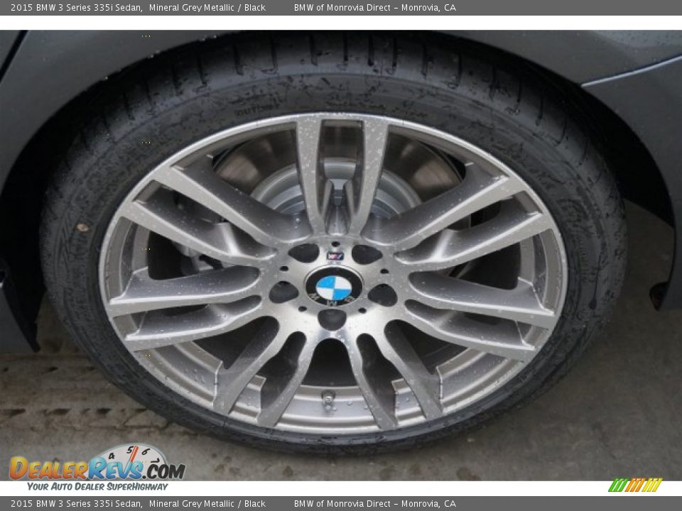 2015 BMW 3 Series 335i Sedan Mineral Grey Metallic / Black Photo #4