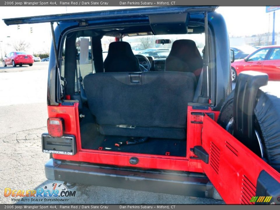 2006 Jeep Wrangler Sport 4x4 Flame Red / Dark Slate Gray Photo #8