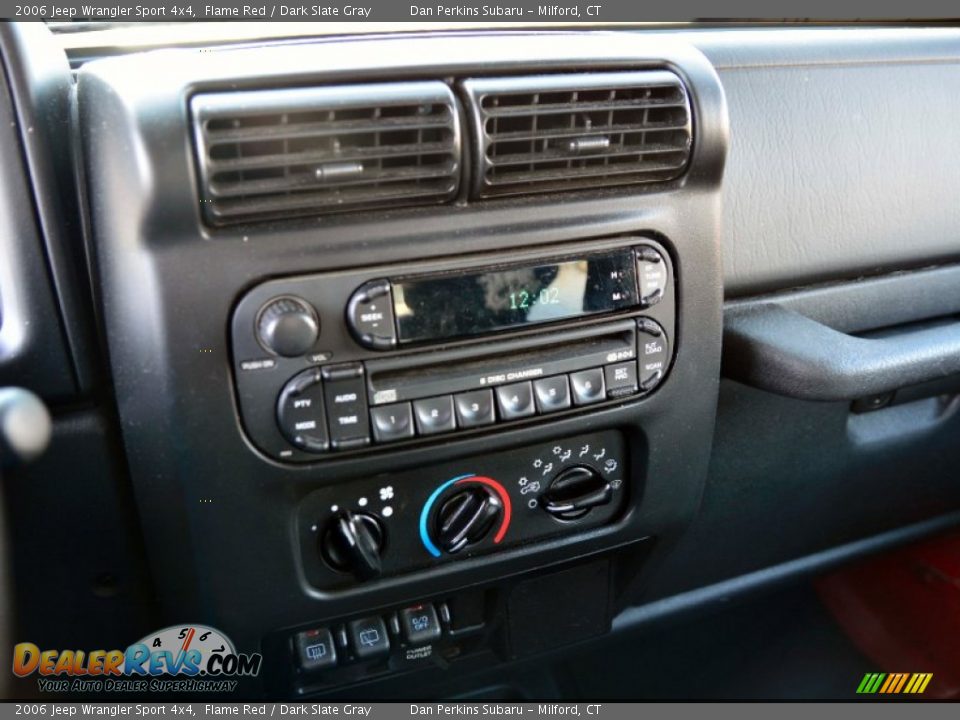 2006 Jeep Wrangler Sport 4x4 Flame Red / Dark Slate Gray Photo #11
