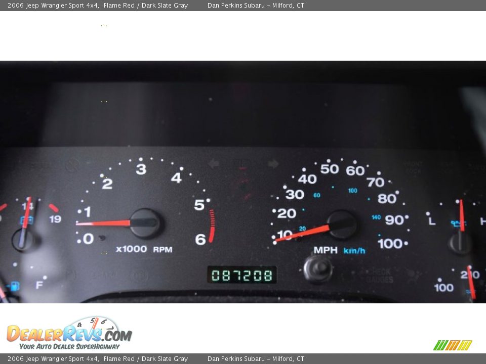 2006 Jeep Wrangler Sport 4x4 Flame Red / Dark Slate Gray Photo #13