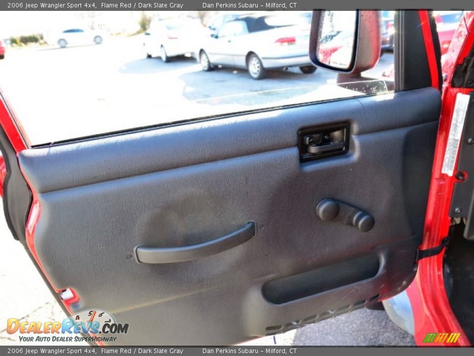 2006 Jeep Wrangler Sport 4x4 Flame Red / Dark Slate Gray Photo #14