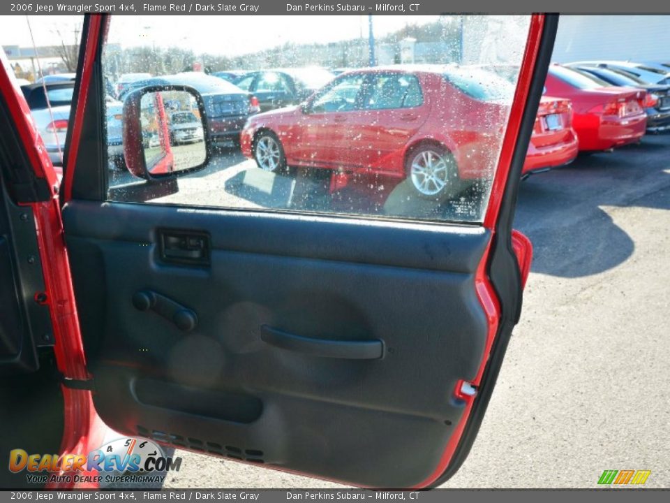 2006 Jeep Wrangler Sport 4x4 Flame Red / Dark Slate Gray Photo #15