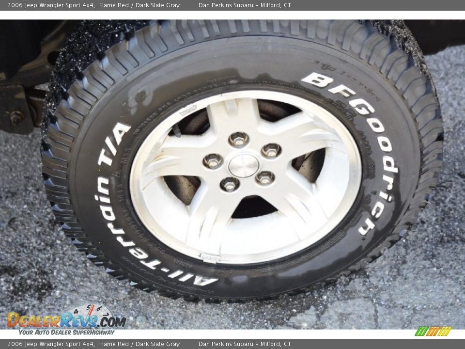 2006 Jeep Wrangler Sport 4x4 Flame Red / Dark Slate Gray Photo #18