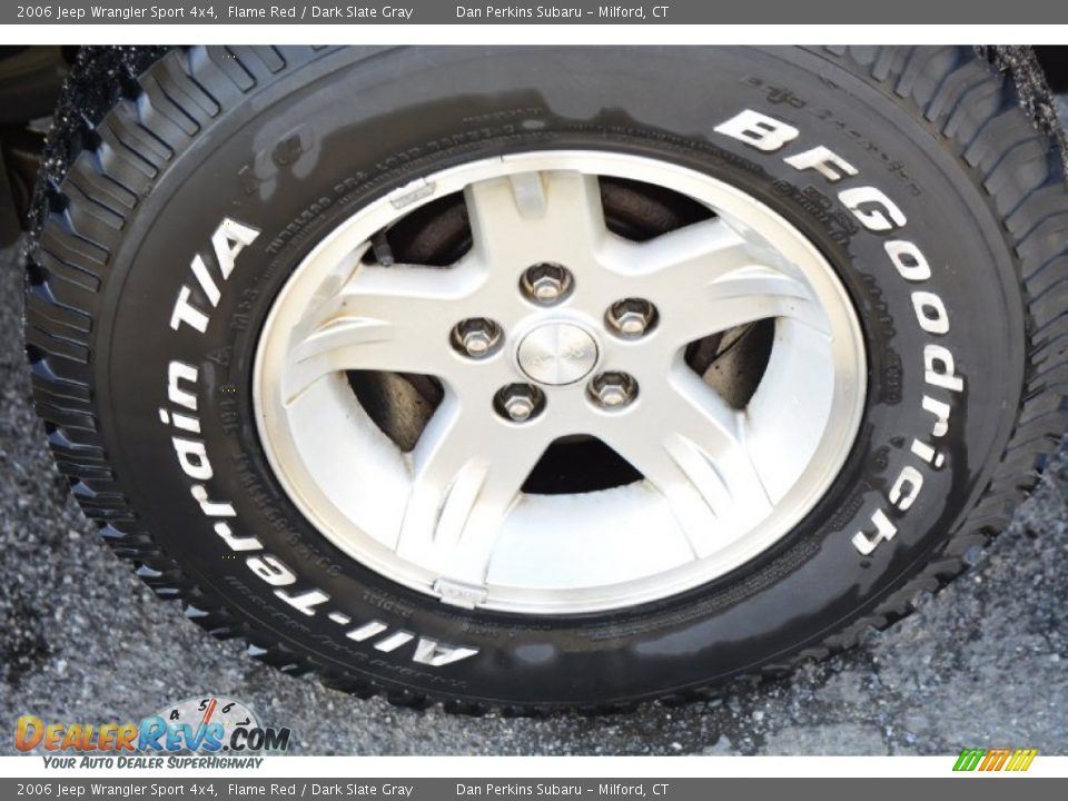 2006 Jeep Wrangler Sport 4x4 Flame Red / Dark Slate Gray Photo #19