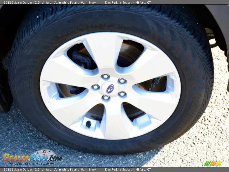 2012 Subaru Outback 2.5i Limited Satin White Pearl / Warm Ivory Photo #20