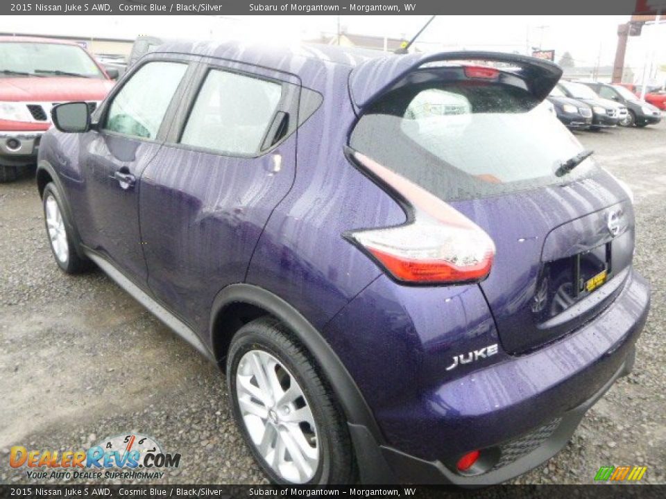 2015 Nissan Juke S AWD Cosmic Blue / Black/Silver Photo #5