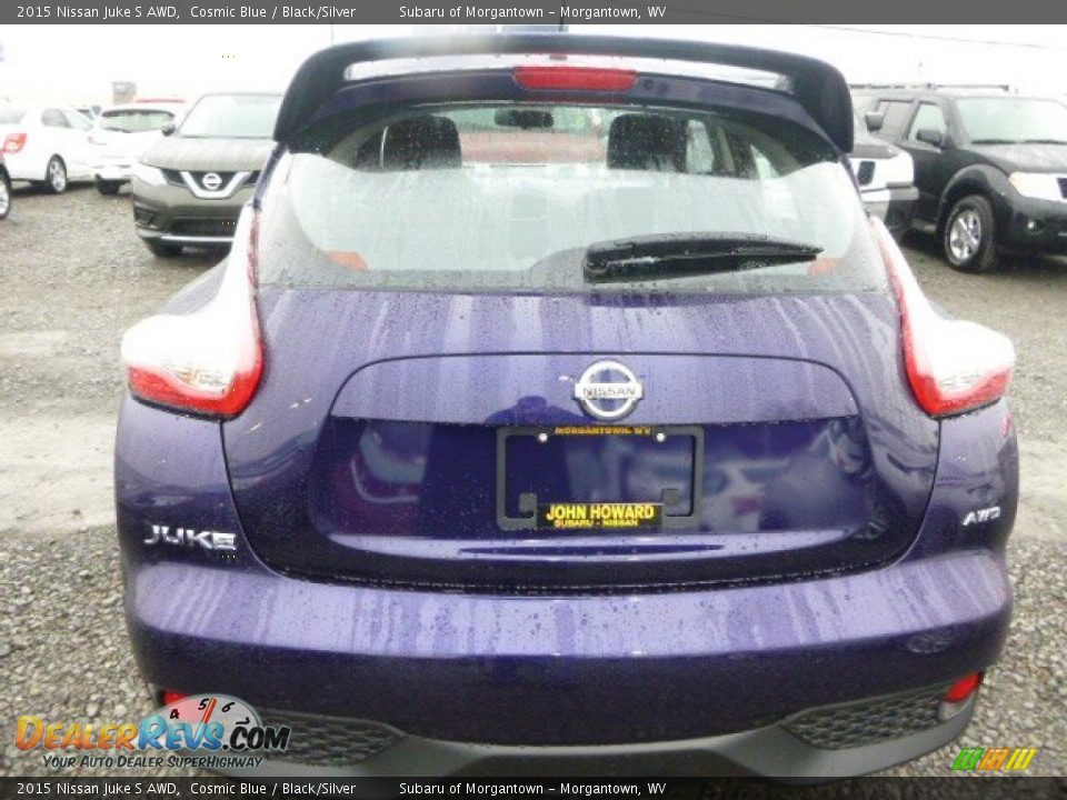 2015 Nissan Juke S AWD Cosmic Blue / Black/Silver Photo #6